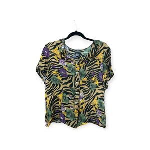 Heavenly Top Women Large 100% Silk